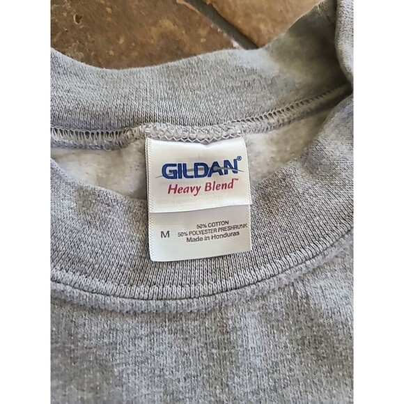 Gildan VTG USS Constitution Sweatshirt Med Boston 1797 Grunge Streetwear Casual - Picture 3 of 8